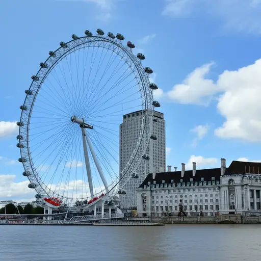 伦敦眼是伦敦一个著名的景点。
