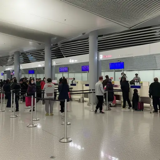 我将在办理登机手续处等您。