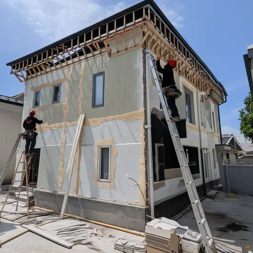 他们对房子做了很多改动。