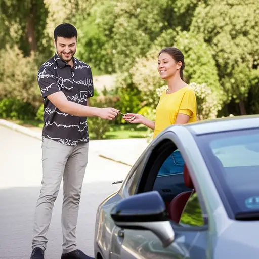 “你来开车吗？”“好，当然。”