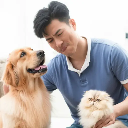 我喜欢狗，但是我对猫过敏。