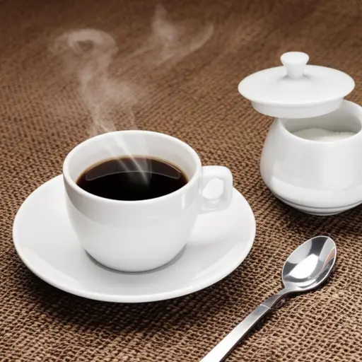 我喝咖啡喜欢加糖。