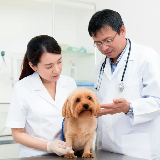 海伦正在接受培训，想成为一名兽医。