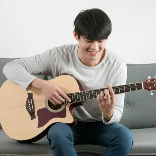 他学吉他只是为了乐趣。