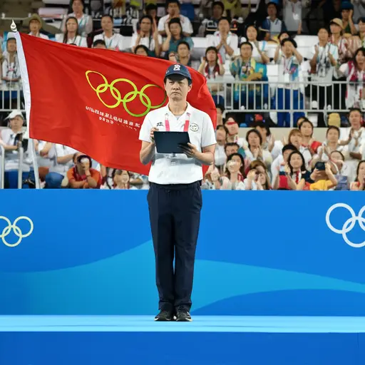 奥运裁判宣布了新的世界纪录。