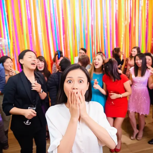 看到这么多人来参加聚会，我很惊讶。