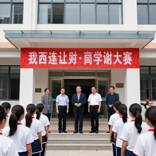新学校的官方开幕式将于下个月举行。