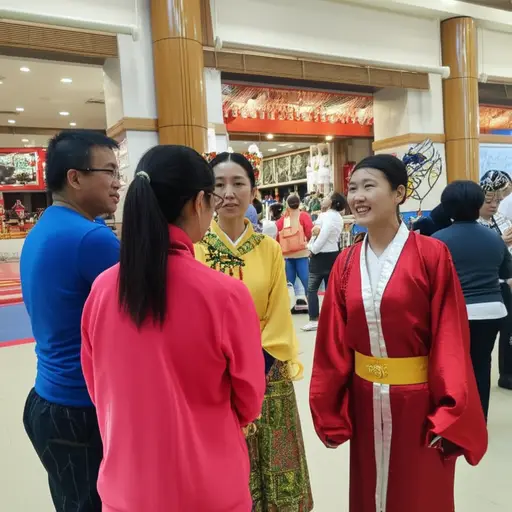 活动中穿传统服装不是强制性的。