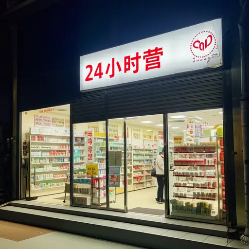 这家药店24小时营业，随时可以买到需要的药品。