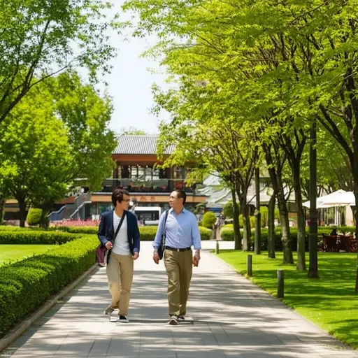 我想我们午饭后可以散个步。