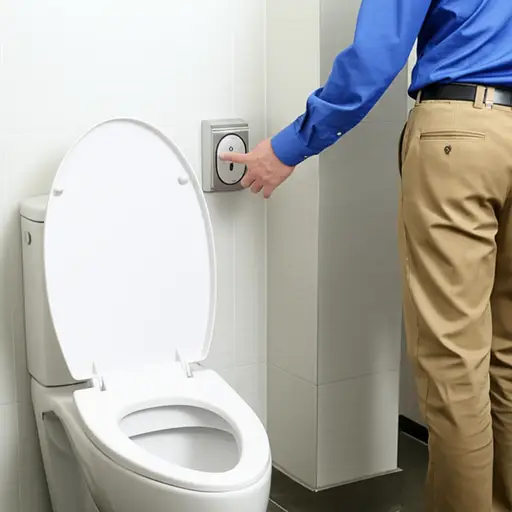 请确保每次使用后都冲厕所。