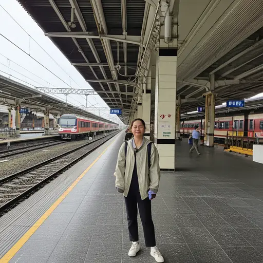 我会在火车站接你。