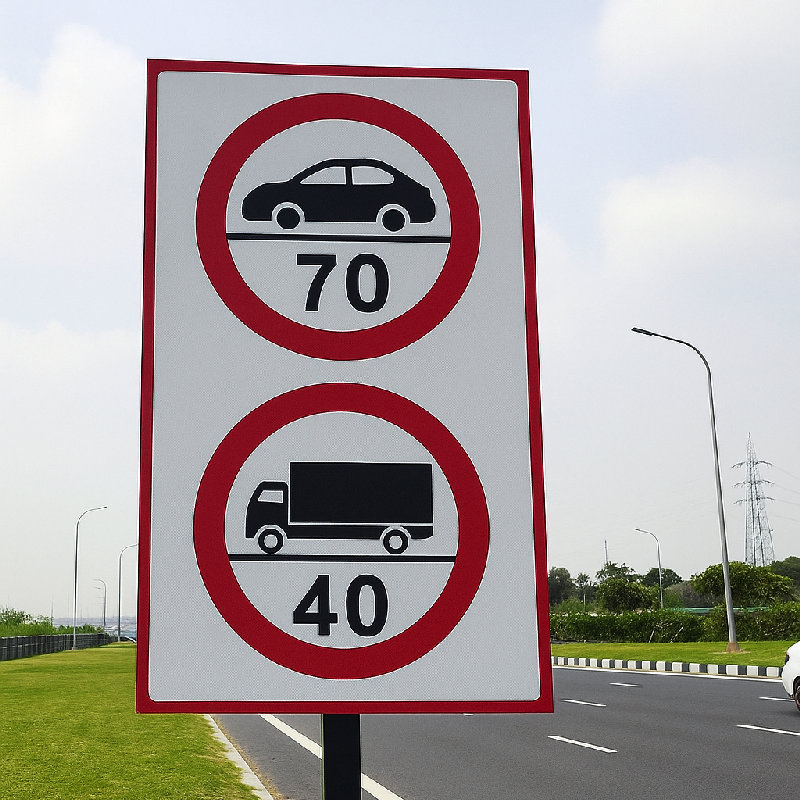 遵守限速是为了安全。