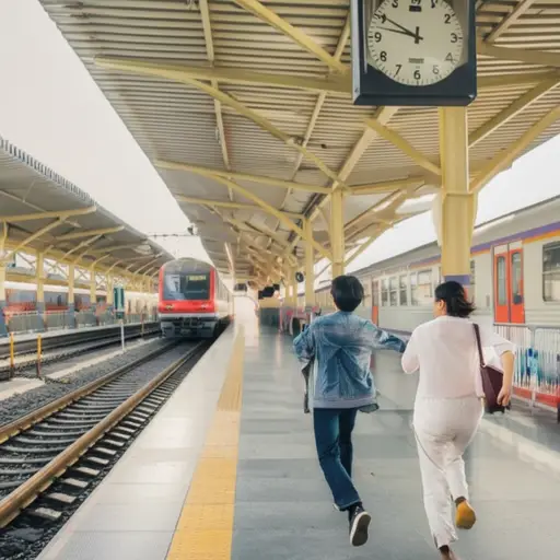 快点，否则我们会错过火车。