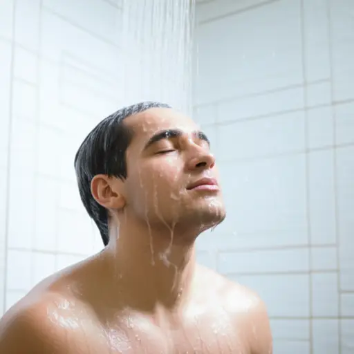 冲个冷水澡帮助那些体温过高的运动员降了降温。