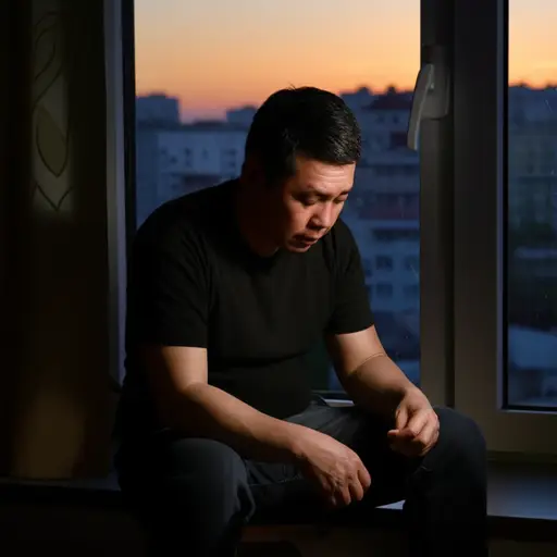 他因婚姻结束而深受伤害。