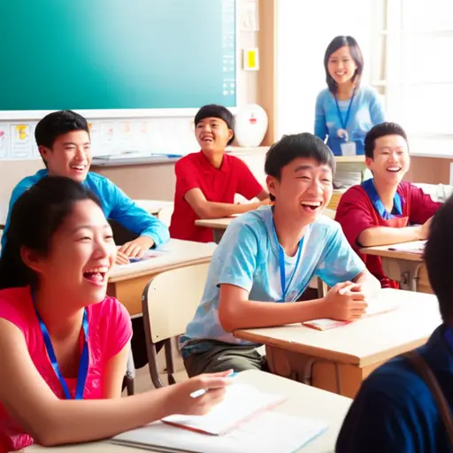 教室里充满了笑声。