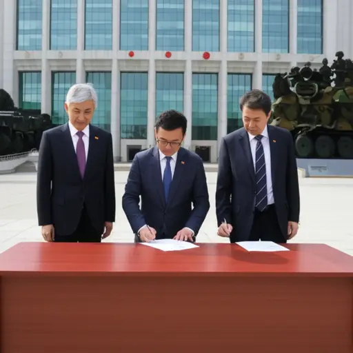 政府在国防上投入了一大笔钱。