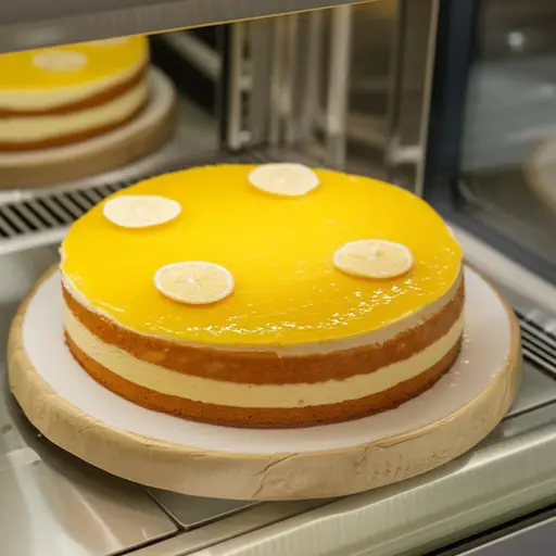 那家面包店做的柠檬蛋糕非常好。