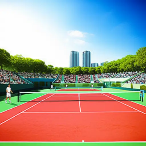 我昨天看了一场精彩的网球比赛。