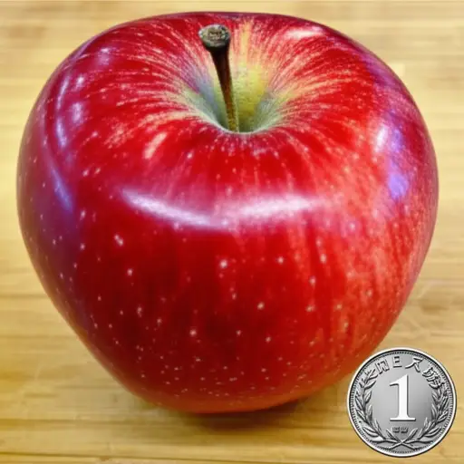 这个苹果多少钱？一美元。