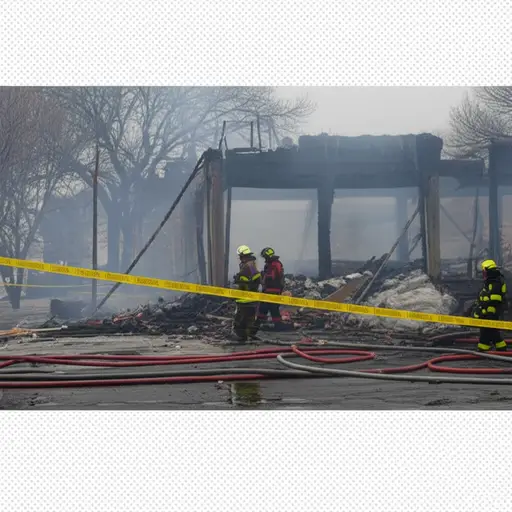 警方仍在试图确定火灾的起因。