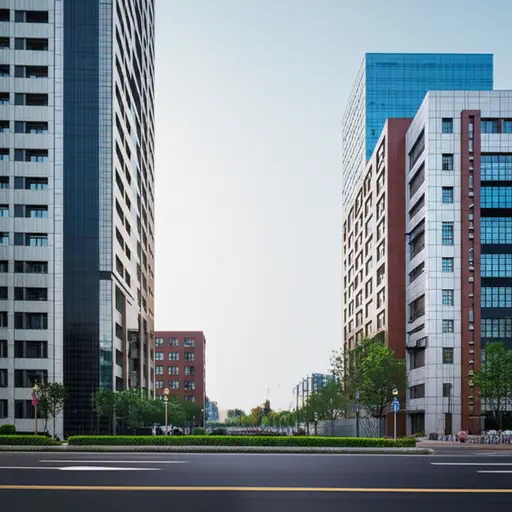 我的学校在银行的右边。