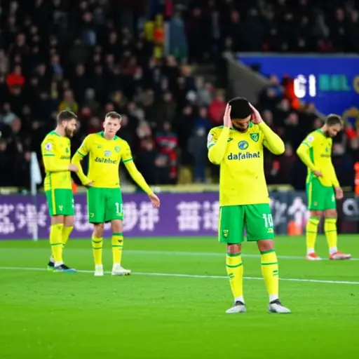 诺维奇城队遭遇了本赛季最惨痛的一场失利。