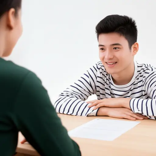 直到考官告诉我通过了考试，我才不紧张了。