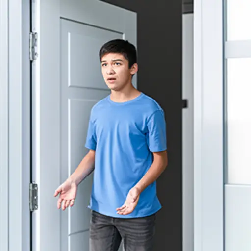 我丢了钥匙；爸爸会杀了我的！