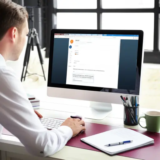 我每天都给同事发邮件。