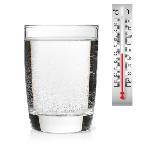 水在0摄氏度时结冰。