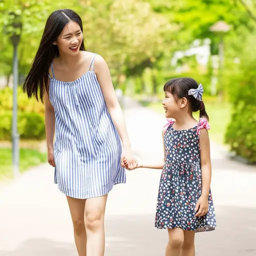 她有个非常漂亮的女儿。