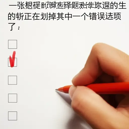 请划掉错误的答案。