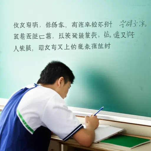 从黑板上抄写句子。