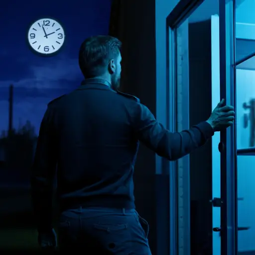 令人惊讶的是，他直到午夜才回来。