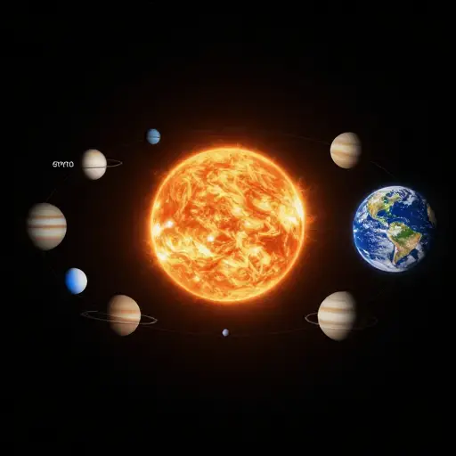 地球是离太阳第三近的行星。