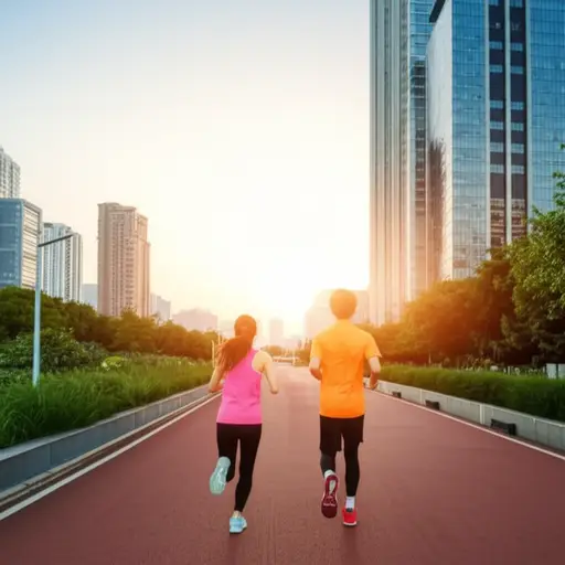 我们每天下班后都会去跑三英里。