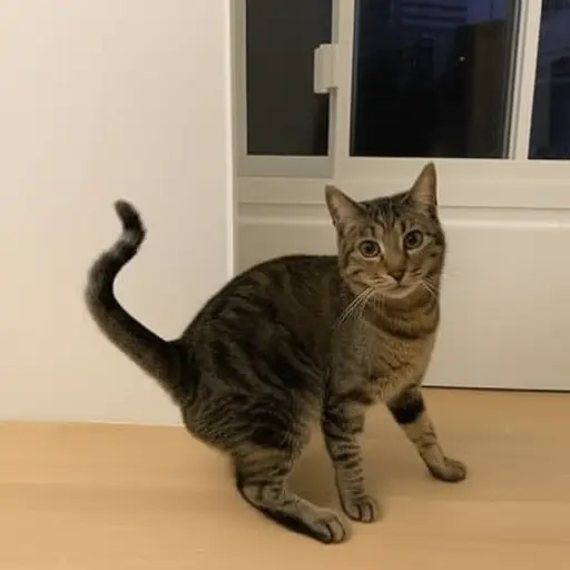 猫在晚上很活跃。