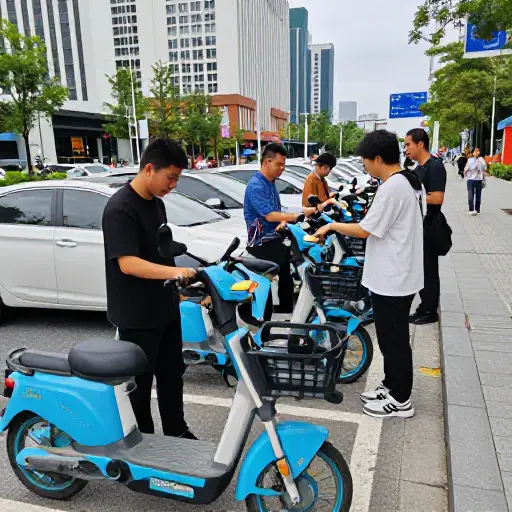 他们引入了一个系统，让人们共享汽车。