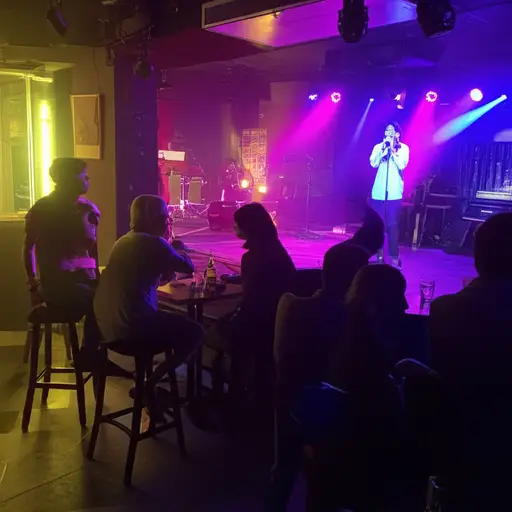 酒吧每晚都有现场娱乐。