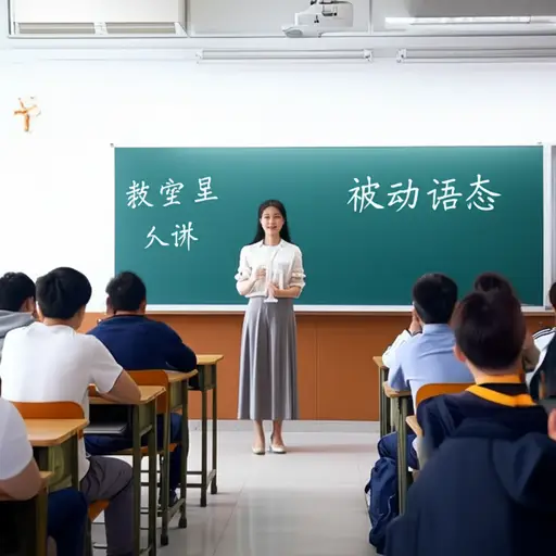 我们今天在语法课上学习了被动语态。