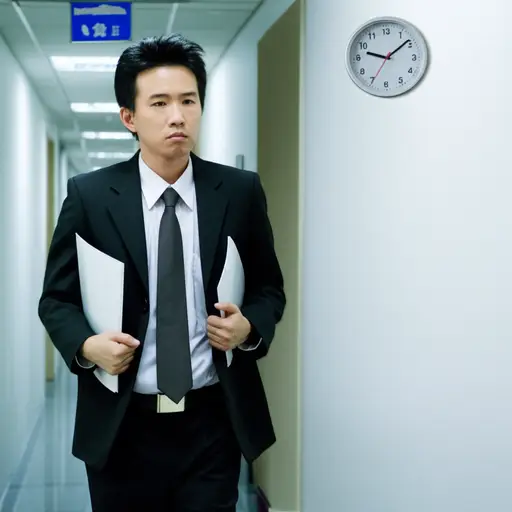 请快点；会议五分钟后开始。