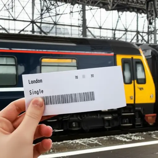 我买了一张单程票去伦敦。