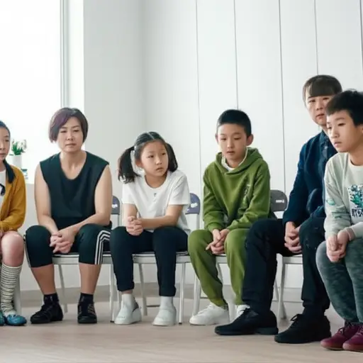 没有人说话，甚至连孩子们也没有。