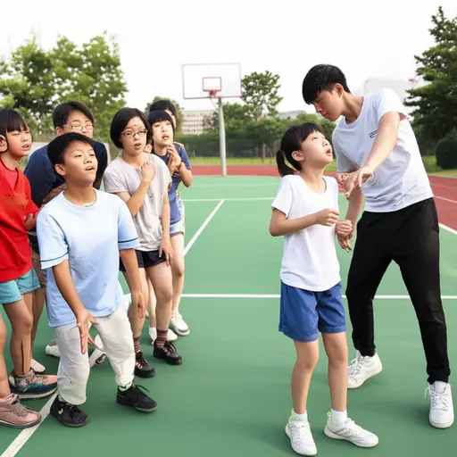 那个恶霸在操场上殴打了一个更小的孩子。