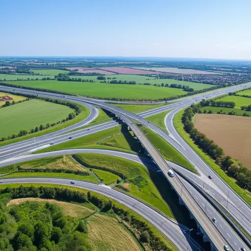 A11公路在剑桥以南与M11公路汇合。