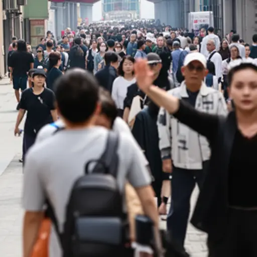 人群中有人叫了他的名字。