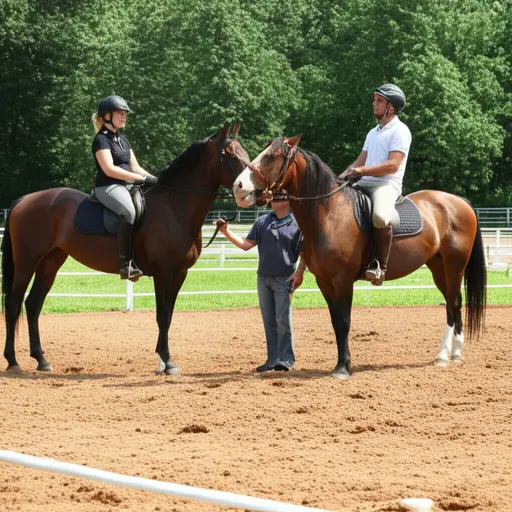 我叔叔教过我骑马。