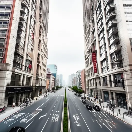 它们位于同一条街的两侧，仅相距一百米。